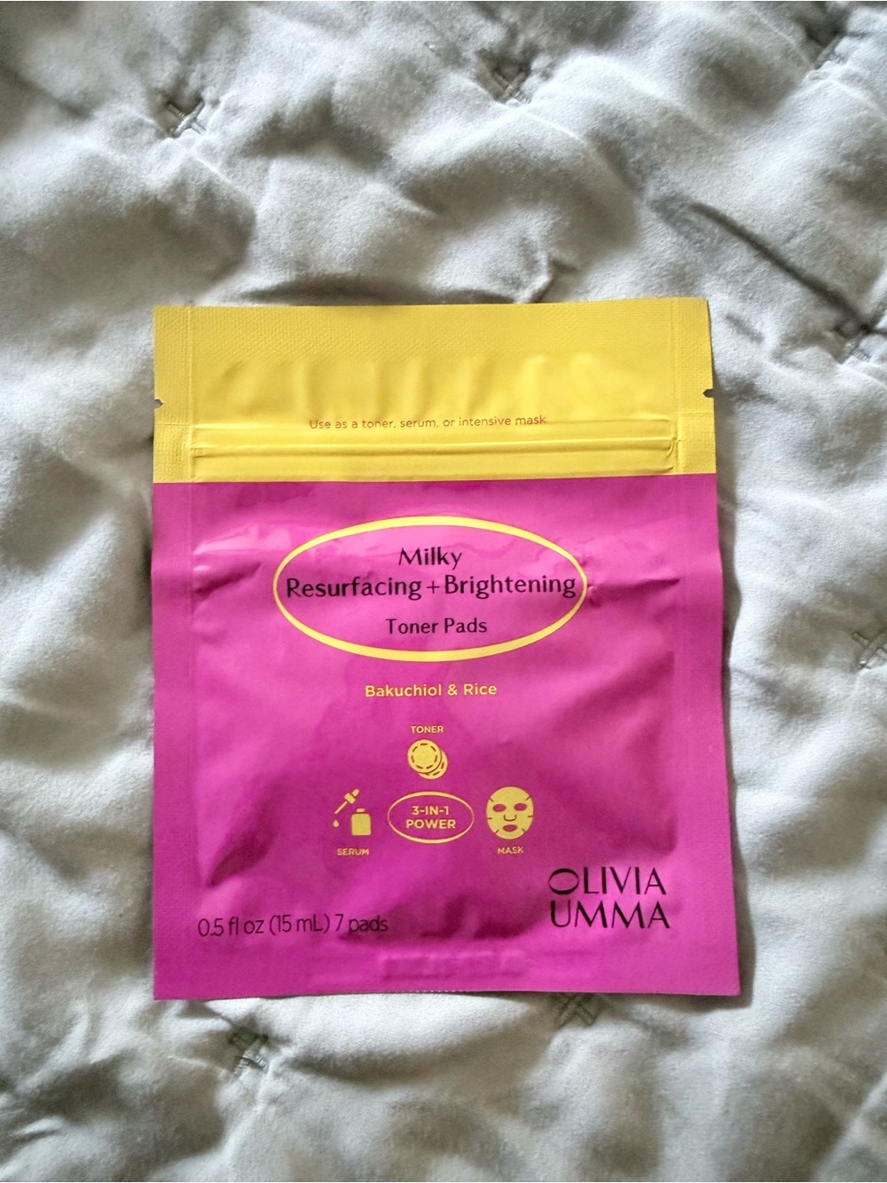 Milky Resurfacing + Brightening Toner Pads — Pink & Yellow